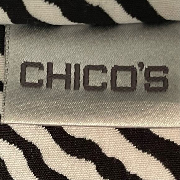 Chico’s Black & White Textured OfficeCore Career Jacket NWOT Size 16 - Picture 9 of 13